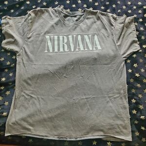NIRVANA Charcoal GREEN Short Sleeve Tee XL
